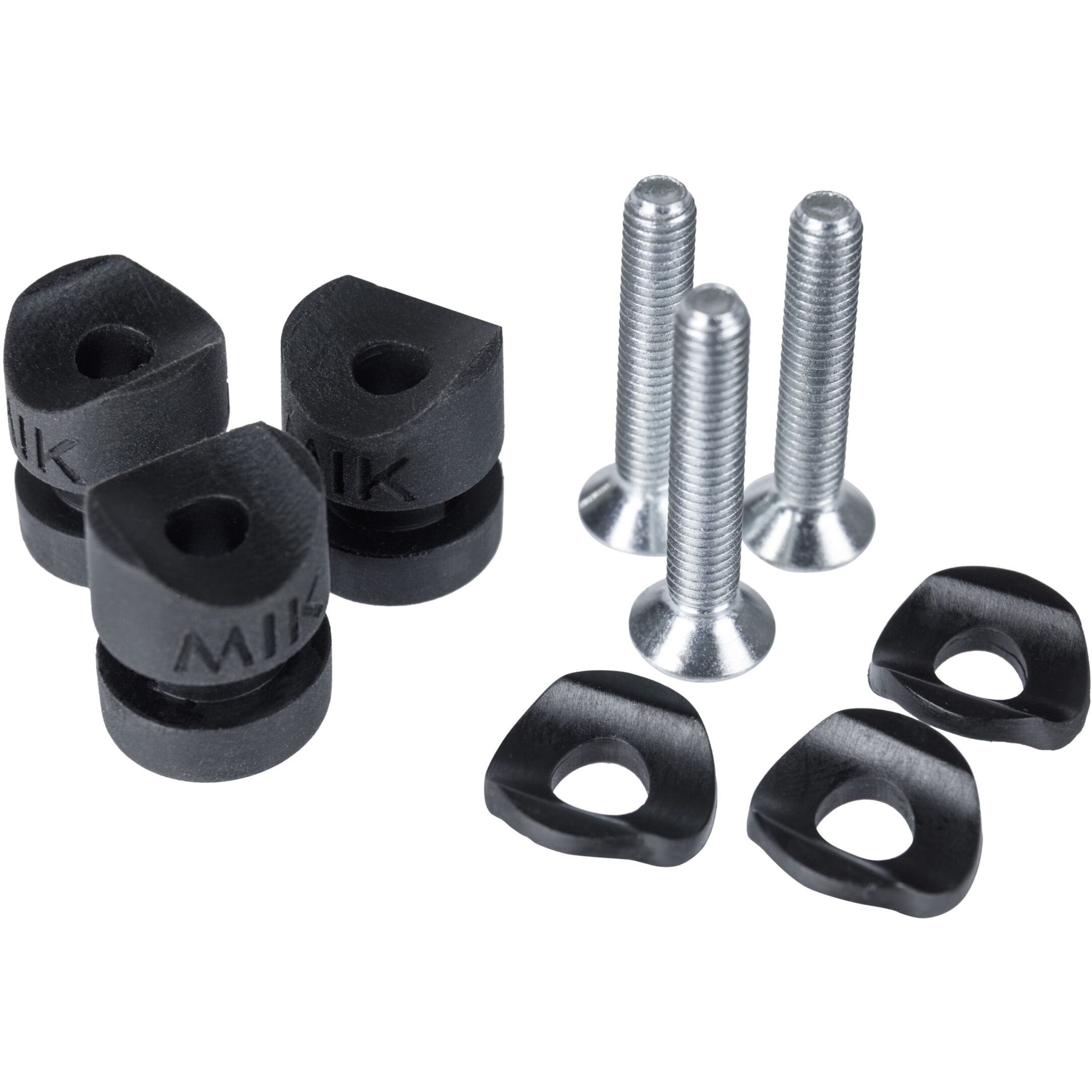 MIK SIDE - studs - set of 3 pieces - black