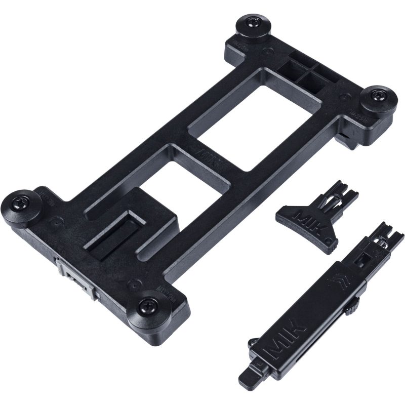 MIK adapter plate 2.0, lockable, black 3 MIK adapter plate 2.0 lockable black