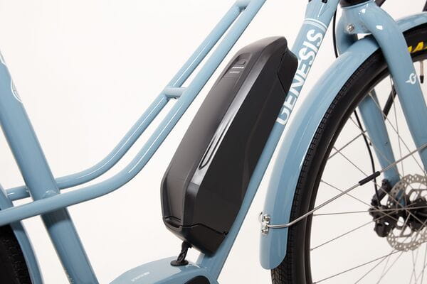 Battery Pack of Columbia Road Large E-Bike Blue