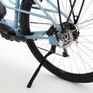 Kickstand of Columbia Road Large Electric Bike Blue