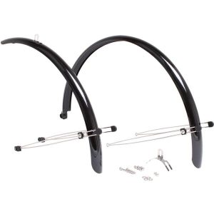 2nd Gen Commute Full Length Mudguards for 27.5"/700c Bikes – Black – Durable, Lightweight, Easy Install – Blue Door Bicycles 4 Stainless bolt kit included with Commute Full-Length Mudguards 26 x 60 mm in black