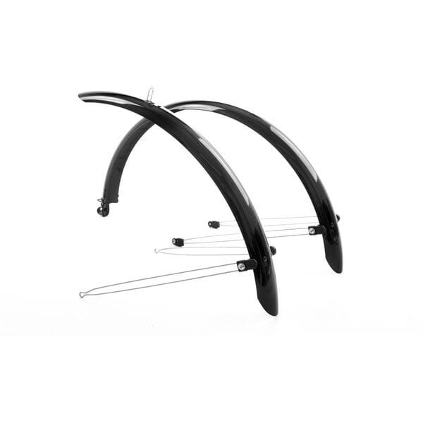 Commute Full-Length Mudguards 26 x 60 mm in black