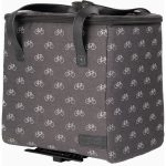 COOL AVS Top Bag – Grey – 21L Insulated Cooler with Reflective Finish & AVS Mount – Blue Door Bicycles 1 COOL AVS Top Bag in grey, side profile on bike