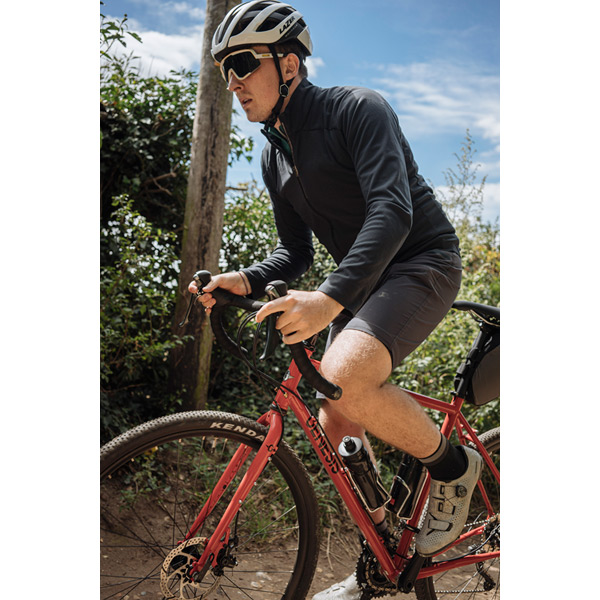 Gravel Ride on Croix De Fer 20 Red Adventure Bike
