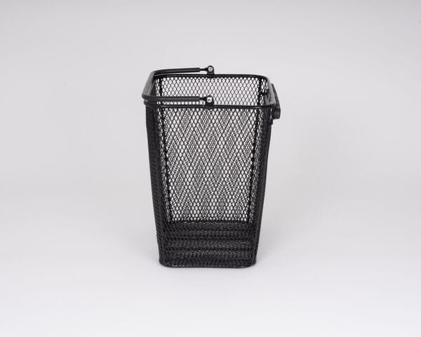 Side profile of DAILY SIDE Triple-X 26 Litre Black Basket