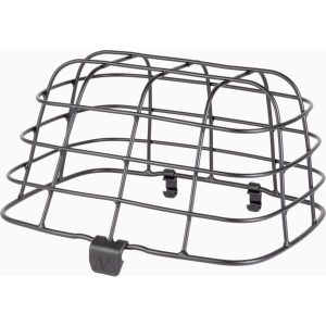 DUO COVER for DUO Basket – Aluminum Cover & Felt Inlay, Secure Pet & Cargo Transport 4 Close-up detail of DUO COVER aluminum construction and fittings