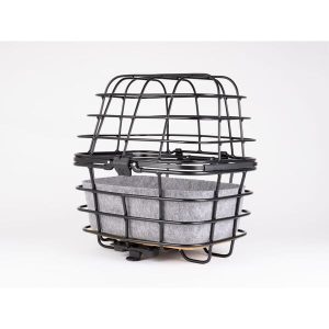 DUO COVER for DUO Basket – Aluminum Cover & Felt Inlay, Secure Pet & Cargo Transport 6 Close-up of soft felt inlay inside DUO COVER for pet comfort