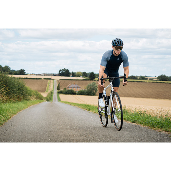 Equilibrium Large Steel Road Bike White on road ride