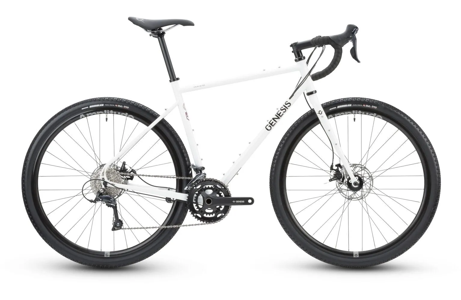 Genesis Croix de Fer 10 Gravel Bike White Side View