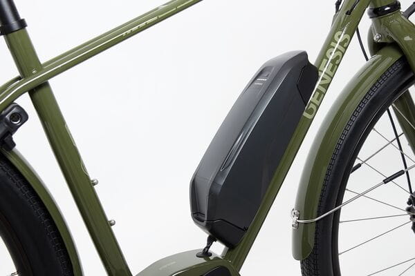 Genesis Smithfield Large Green E-Bike Shimano STEPS battery unit