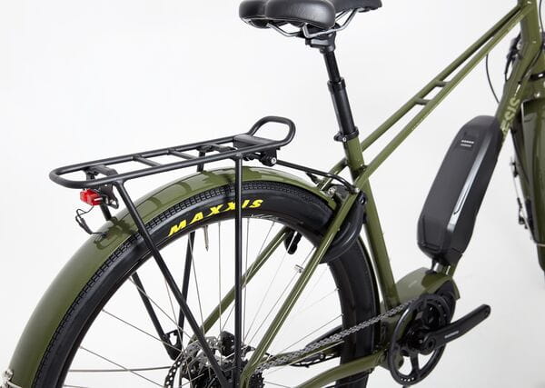 Genesis Smithfield Large Green E-Bike rear rack