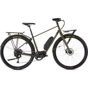 Genesis Smithfield Large Green E-Bike – UK-Designed Electric Bike with Shimano STEPS Motor & 150km Range 4 Genesis Smithfield Large Green E-Bike side profile