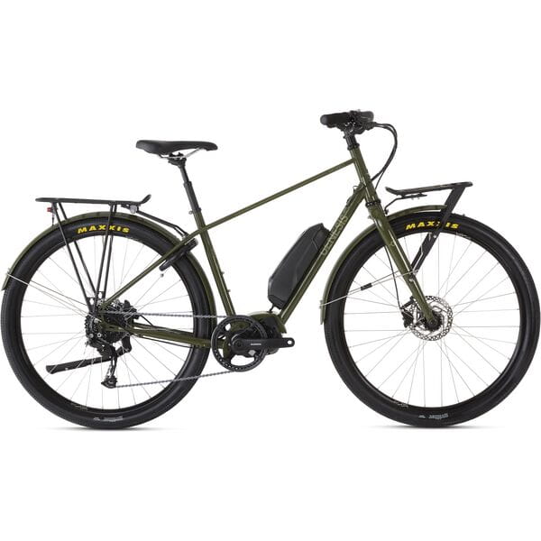 Genesis Smithfield Large Green E-Bike side profile