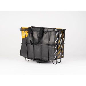 GROCERY AVS Basket with Removable Bag – Black – 40L Durable Bike Basket – Blue Door Bicycles 5 Removable bag from GROCERY AVS Basket in black