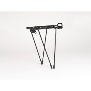 City AVS 700c Rear Pannier Rack - Black, Fixed Length Legs, Spring Clamp, 25kg Capacity 5 kam1040 1