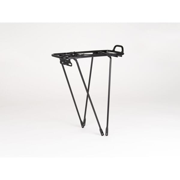 City AVS 700c Rear Pannier Rack - Black, Fixed Length Legs, Spring Clamp, 25kg Capacity