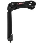 Adjustable 4-Bolt Quill Stem 1 Inch 25.4 | Secure Front-Loading Design | High-Quality 6061 Alloy | Satin Black Finish 2 mmj01 1