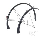 Primo Full Length Mudguards 700 x 46 mm – Black – Durable Bike Guards for Commuters – Blue Door Bicycles 2 Premium Full Length Mudguards 700 x 60 mm in black with bolt kit