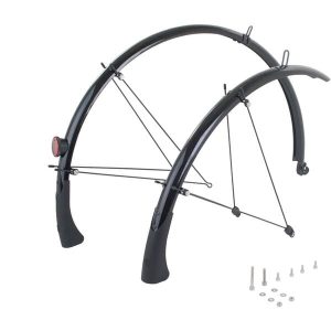 Primo Full-Length Mudguards 700 x 38 mm – Black – Durable, Lightweight Bike Fenders for Commuters – Blue Door Bicycles 5 Premium Full Length Mudguards 700 x 60 mm in black with bolt kit
