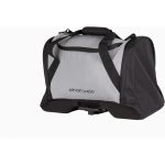 Pulse AVS Duffle Bag – Black/Reflective – 36L Spacious Water-Resistant Travel & Gym Bag – Blue Door Bicycles 2 Front view of Pulse AVS Duffle Bag in black with reflective details