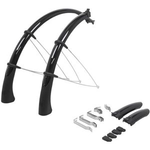 QF Quick Fit Mudguards 700 x 38 mm – Black – Easy Install, Durable Polycarbonate, Stainless Steel Stays – Blue Door Bicycles 4 QF Quick Fit Mudguards 700 x 38 mm in black