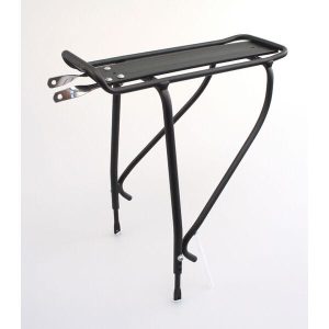 High-Performance Ridge Rear Pannier Rack for Disc Brakes – Black – 25kg Load Capacity, Alloy Construction – Blue Door Bicycles 4 Ridge Rear Pannier Rack for Disc Brakes in black