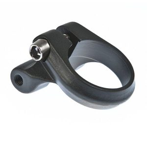 28.6mm Black Seat Clamp with Rack Mount - Secure Rear Rack Attachment, Fits Most Bike Frames 5 spt102 1