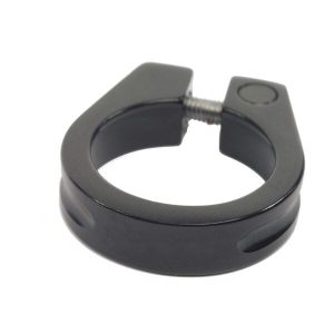 Threadsaver Seat Clamp 29.8 mm - Black Anodized Aluminum with Rotating Thread Insert 5 spt103a 1