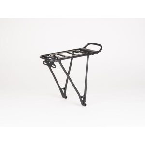 Tour AVS 20 Inch Rear Pannier Rack – Black – Compact Bike Rack with Spring Clamp & Reflector – Blue Door Bicycles 4 Tour AVS 20 Inch Rear Pannier Rack in black
