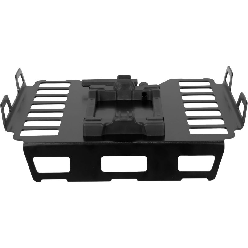 TRAYC AVS Loading Plate with Bungees in black, side profile